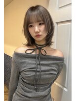 ラパンセ ブルー(LA PENSEE BLEU)&nbsp;シャギーレイヤー　グレージュカラー