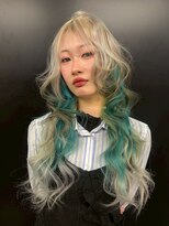 ヌル 原宿店(Null) インナーカラー/ルーツカラー/ブリーチデザインカラー/レイヤー