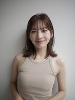 ヌヌ 渋谷 原宿 明治神宮前(nunu) レイヤーカットウルフカットボブグレージュオリーブべージュ