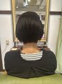 ネウィサリュー 立川(newi saLyu) ショートカット。手ぐしでまとまります。