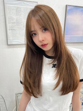 ポーチバイハニー オモテサンドウ(PORCH by HONEY omotesando) ロングレイヤー/ハッシュカット/シャギー/マロンベージュ1