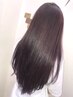 【美髪ケア】カット+透明感カラー+髪質改善ULTOWAトリートメント ¥15900