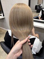 ローガン ミライフ(LOGAN mlife) ブリーチ2回でミルクティーベージュ