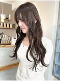 ブリーチなしWカラーで透明感グレージュ【mayu】【Ato.明石】