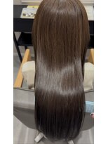 アウラヘアーサロン(aura hair salon)&nbsp;髪質改善カラー ミルクティーベージュ