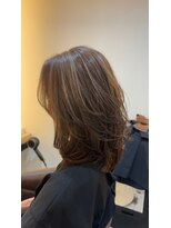 アトレ 南堀江店(attrait) レイヤー×グレージュハイライト