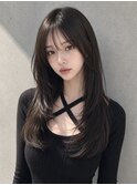 韓国ヘアレイヤーカットブリーチなしSAYAKA