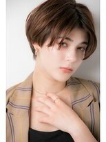 ユーフォリア 青山(Euphoria)&nbsp;丸みショート薄め前髪オリーブベージュ前髪ありアッシュグレー◎