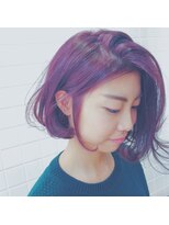 カッツヘアー(KATZHAIR) - - -ツヤツヤかわいいチェリーレッドボブ- - -