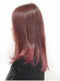 *なりたいを叶える*無造作ミディ★ピンクアッシュカラー