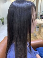 エイジングヘア対策　縮毛矯正