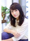 黒髪でも大人かわいい☆ノーブルロング