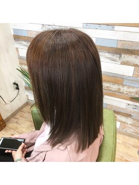 ハウオリ ヘアーワークス(Hauoli hair works) 極艶マグネットカラー×インディゴシルバー