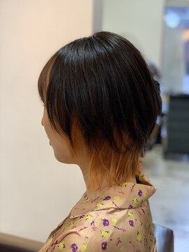 ヘアーリゾート ルアーナ(hair resort LUANA) ウルフ×インナーオレンジ
