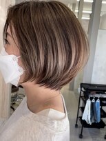 ロアン 福津店(roan)&nbsp;丸みショート×バレイアージュ