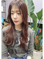 メトメ(METOME)&nbsp;［お客様ヘア］シースルーバング×ロングレイヤー