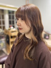 クゥ(Kuu) ベージュ インナーカラー