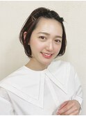 短めショートボブアレンジ20代30代40代藤沢