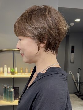 ジアン バイ ミルボン NU茶屋町+(GIEN by milbon) 大人/ママさん/丸み/ガーリーショート/30代40代50代60代