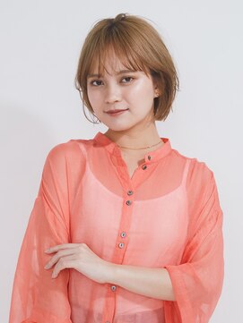 オンク 新宿(onk) 黒髪/グレーベージュ/レイヤーロング/前髪パーマ[新宿駅]