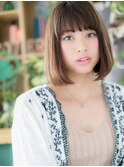 甘辛MIX前下がり艶カラー大人ボブディc5浦和20代30代40代