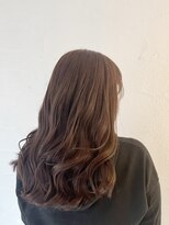 クラク 笹塚店(KURAKU)&nbsp;セミロング/グレージュカラー/透け感/白髪ぼかし/30代/40代