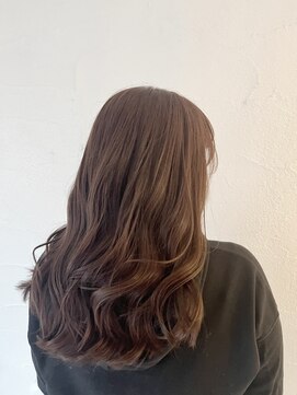 クラク 笹塚店(KURAKU) セミロング/グレージュカラー/透け感/白髪ぼかし/30代/40代