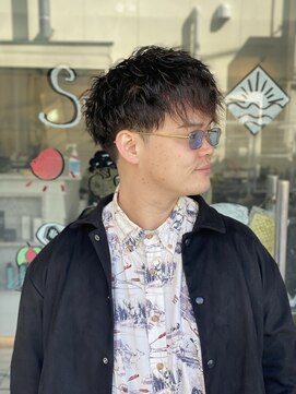 スウェル 船橋店(Swell) ウルフ/アッシュブラック/カルマパーマ/ベリーショート/船橋