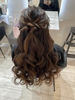 サロンナビ(Salon Navi)&nbsp;ふわふわ巻ハーフアップhair
