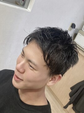 アクトスタイリッシュヘアー 知立(Act stylish hair) メンズショートアップバングワイルド