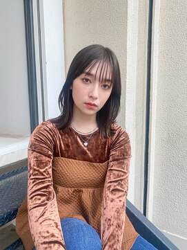 リトル 渋谷(little) 大人かわいい外ハネストレートミディアム