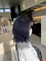 ハーツヘアーズ 五日市店(HEARTS hair's)&nbsp;ダブルカラー　バイオレット