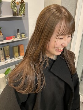 カサネ(casane) ブリーチなしの、明るめbeige