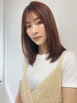 クラン 岡本(Chlan) 艶カラー☆モテ髪ピンクブラウン