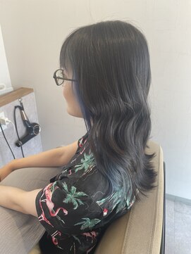 アムアム(amu_amu) 透明感抜群外国人風カラー★カット+イルミナカラー+うる艶TR