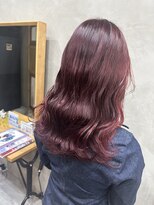 if&nbsp;ブリーチなし/チェリーレッド/ワンカラー