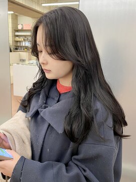 パークレーン アイス イヴェン(park lane ICI yeven) グレージュ/地毛風カラー/顔周りレイヤー