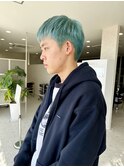 #ミントグリーン/10代/20代/ハイトーン/スパイキーショート