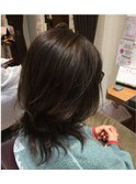 大人かわいいショコラアッシュウルフハイレイヤー20代30代人気