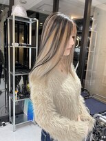 髪屋 紬 【Chu】ミルクティーベージュ/アンブレラカラー/インナーカラー