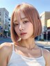 【学割U24】カット+ケアブリーチ+カラー_￥28930→￥16610【上野/髪質改善】