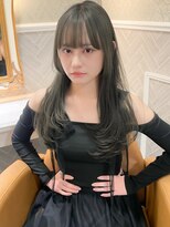 ★Shina/イメチェン美髪ワイドバングレイヤー韓国ブリーチなし1