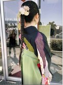 タイトポニーアレンジ
