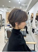 ハンサムショート　耳掛けショート