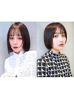 一人ひとりの髪質・輪郭を活かした、「顔が映える」「小顔に見える」「巻きやすい」顔周りデザインに☆