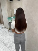 キング 高槻(K!ng)&nbsp;縮毛矯正髪質改善ハイライトレイヤーカット枚方美容室エクステ