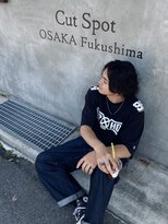 グレースマンカフェ(GRACE MAN CAFE)&nbsp;【メンズパーマ】緩めの縦落ちミディアムパーマ！