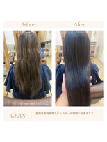 グランバイ アトリエドングリ(Grand × AtlierDonguri)&nbsp;お客様髪質改善データ1889（ダークトーンカラー）