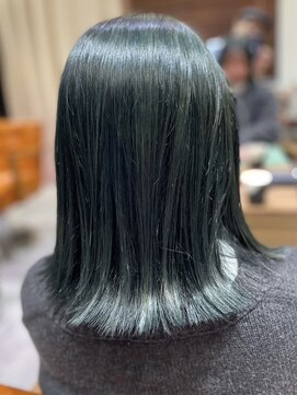 エミュー 大船店(emue) 大船オリーブベージュグレージュ髪質改善カラーブラウンカラー◆