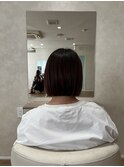 切りっぱなしボブ